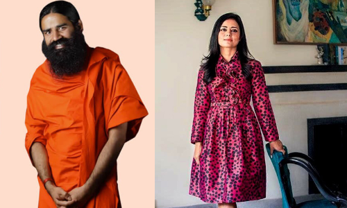 വസ്ത്രമില്ലെങ്കിലും സ്ത്രീകൾ സുന്ദരികളെന്ന് രാംദേവ്; ബാബാജി അന്ന് സ്ത്രീവേഷത്തിൽ ഓടിയതെന്തിനെന്ന് മനസിലായെന്ന് മഹുവ മൊയ്ത്ര