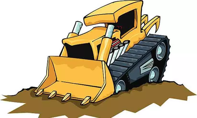 എവിടെപ്പോയി!; റവന്യൂ വകുപ്പ് പിടിച്ച മണ്ണുമാന്തി യന്ത്രം അപ്രത്യക്ഷമായി എവിടെപ്പോയി!; റവന്യൂ വകുപ്പ് പിടിച്ച മണ്ണുമാന്തി യന്ത്രം അപ്രത്യക്ഷമായി