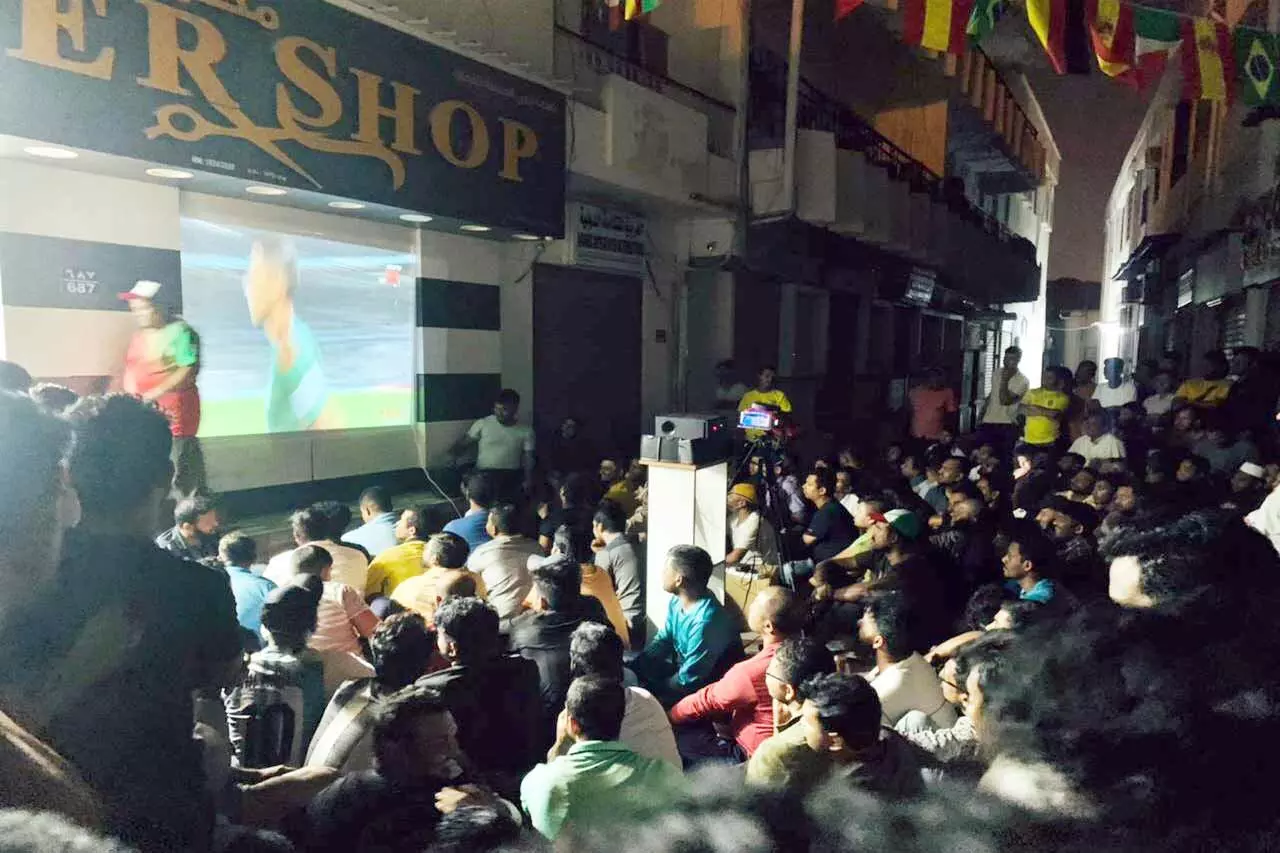 ലോ​ക‌​ക​പ്പ് : മ​​ത്ര​യി​ലും ബി​ഗ്​​ആ​വേ​ശം