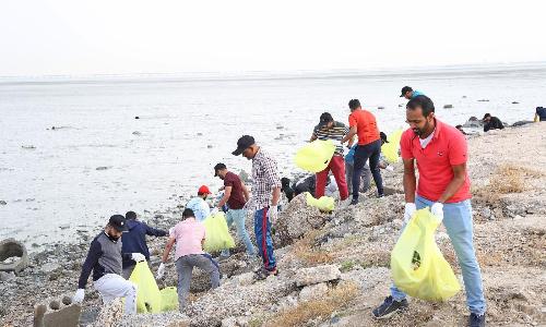 The beach was cleaned under the leadership of KIG