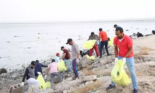 The beach was cleaned under the leadership of KIG