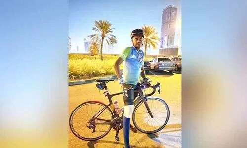 30 ദി​വ​സം, 6000 കി​ലോ​മീ​റ്റ​ർ; സൈ​ക്കി​ൾ ച​വി​ട്ടി ലാ​ലു​വി​ന്‍റെ ലീ​ല