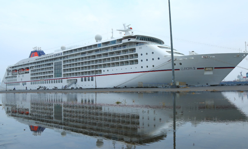 257 വിദേശ വിനോദസഞ്ചാരികളുമായി യൂറോപ്പ-2 ആഡംബര കപ്പല്‍ കൊച്ചിയില്‍