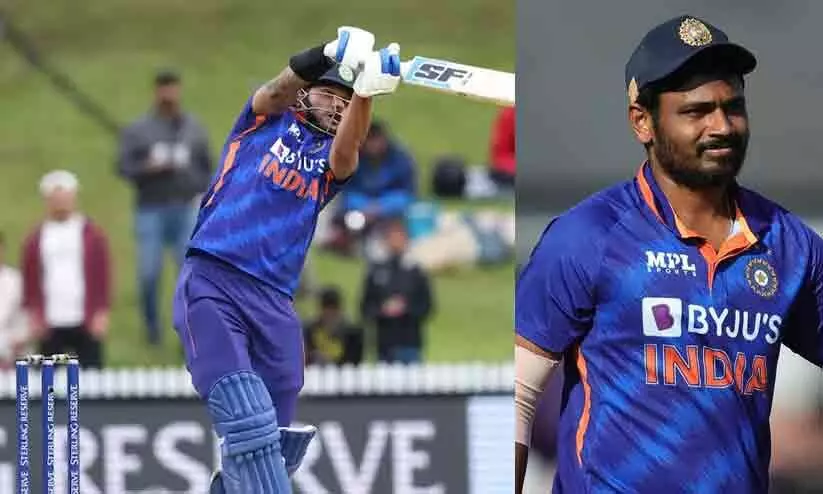 സഞ്ജു പുറത്ത് തന്നെ; ഇന്ത്യക്ക് രണ്ട് വിക്കറ്റ് നഷ്ടം