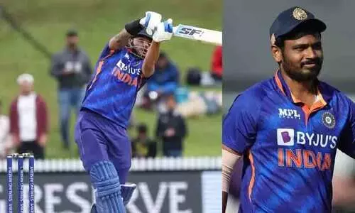 സഞ്ജു പുറത്ത് തന്നെ; ഇന്ത്യക്ക് രണ്ട് വിക്കറ്റ് നഷ്ടം