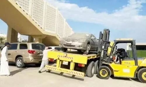 Abandoned cars, kuwait