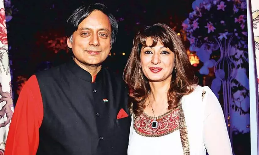 shashi tharoor sunanda pushkar 897854
