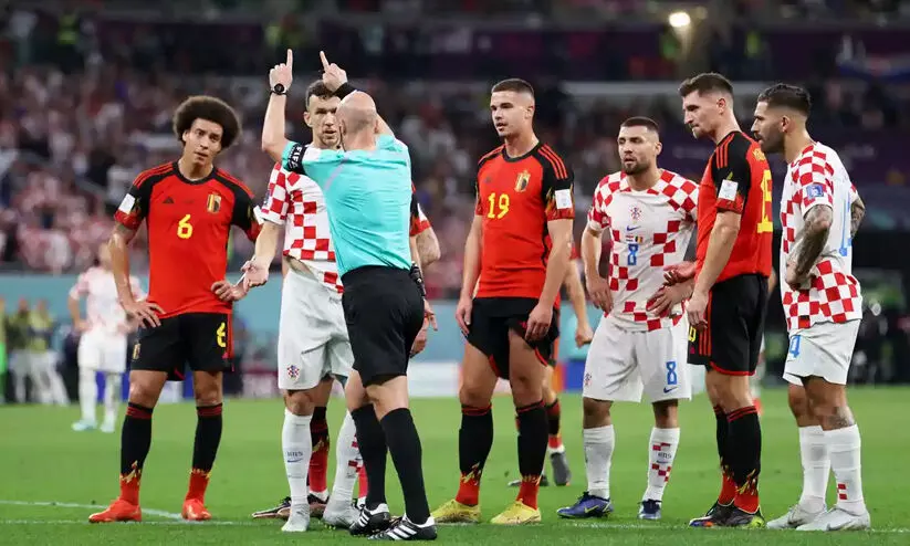 ആദ്യപകുതിപിന്നിട്ടു, രണ്ടിലൊരാൾ പുറത്തേക്ക്; ക്രൊയേഷ്യക്കും ബെൽജിയത്തിനും ജീവൻമരണ പോരാട്ടം ആദ്യപകുതിപിന്നിട്ടു, രണ്ടിലൊരാൾ പുറത്തേക്ക്; ക്രൊയേഷ്യക്കും ബെൽജിയത്തിനും ജീവൻമരണ പോരാട്ടം