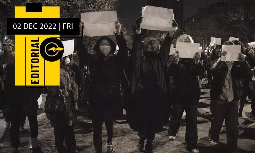 ചൈനീസ് പ്രതിഷേധങ്ങളുടെ സന്ദേശം