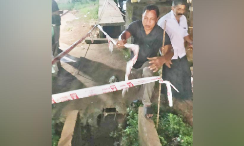 ഓവുചാലിന് സ്ലാബിടാത്തത് അപകടക്കെണിയാകുന്നു