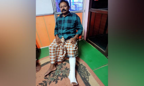 തെരുവുനായ് ആക്രമണത്തിൽ പത്രം ഏജന്‍റിന് പരിക്ക്