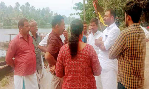 കാട്ടിൽകടവ് പാലം നിർമാണം: കിഫ്‌ബി അധികൃതർ സ്ഥലം സന്ദർശിച്ചു