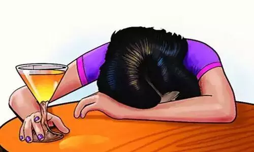drunken woman