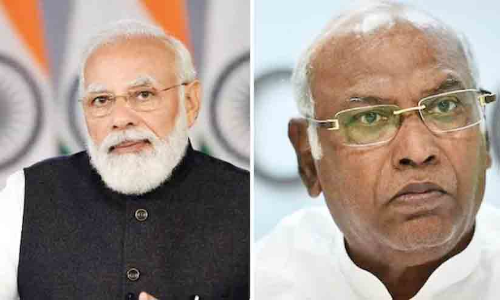 PM Modi,  Mallikarjun Kharge
