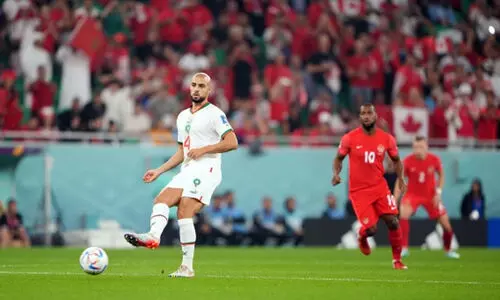 ആദ്യ പകുതിയിൽ മൊറോക്കോ ഗർജനം; കാനഡക്കെതിരെ ഒരു ഗോൾ ലീഡ്