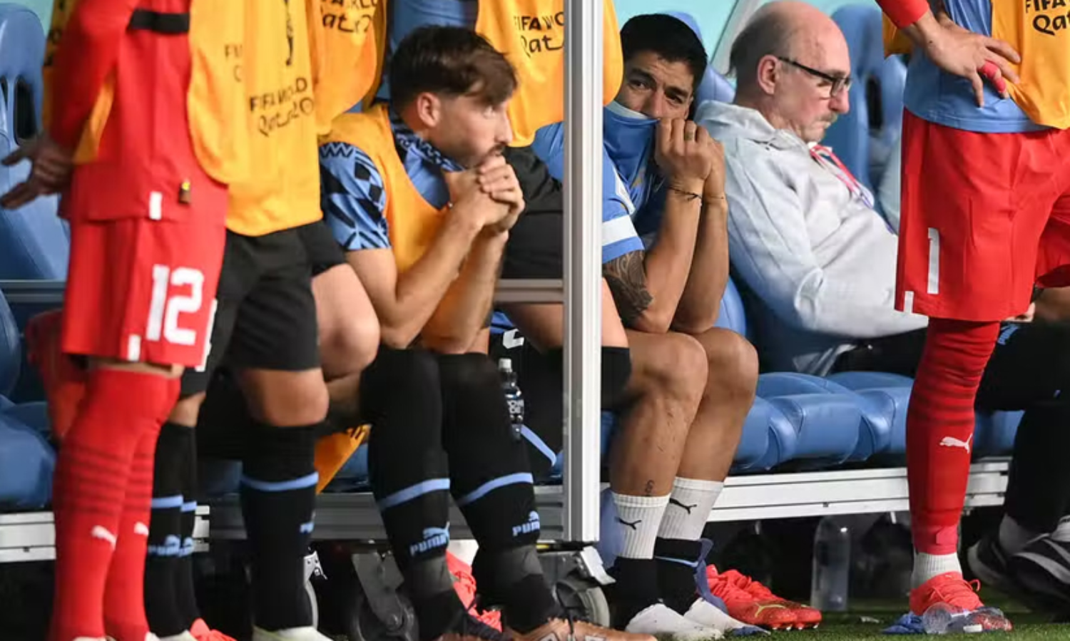 ജയിച്ചിട്ടും ഹൃദയം തകർന്ന് ഉറുഗ്വായ്; പ്രീ ക്വാർട്ടർ കാണാതെ പുറത്ത്