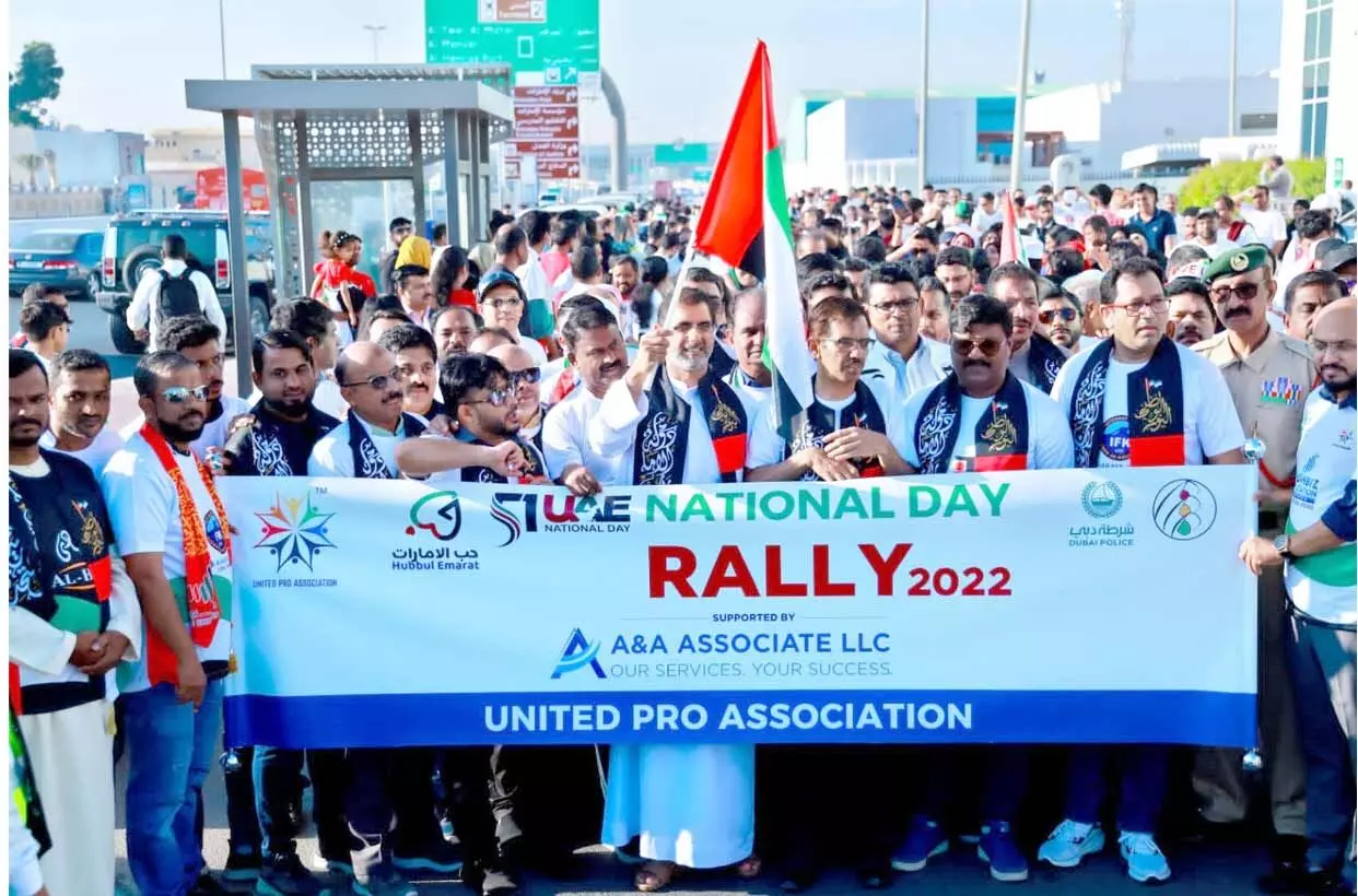 ഹു​ബ്ബു​ൽ ഇ​മാ​റാ​ത്ത് ദേ​ശീ​യ​ദി​ന ഘോ​ഷ​യാ​ത്ര സം​ഘ​ടി​പ്പി​ച്ചു