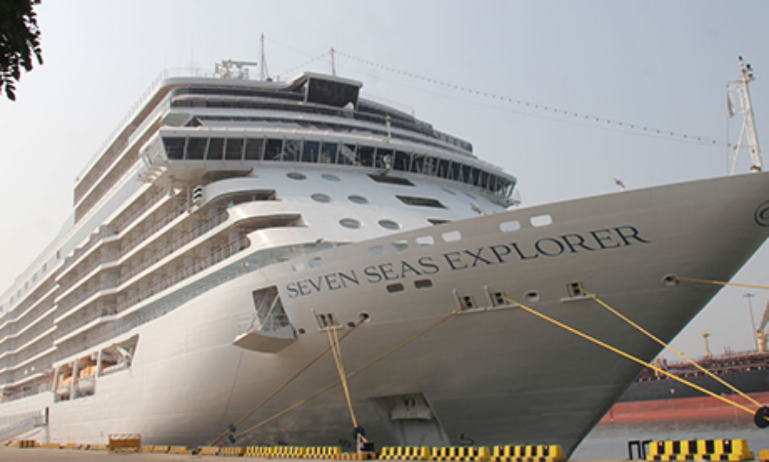 Second Seven Seas Explorer cruise vessel calls at Mangaluru Port