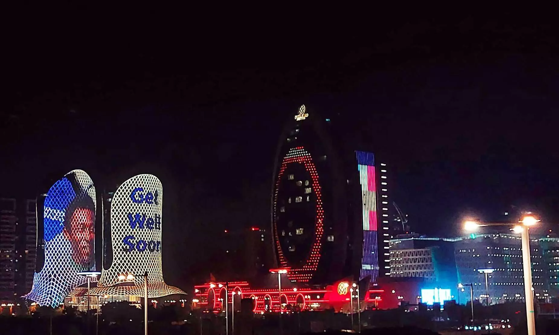 Qatar with wishes to Pele