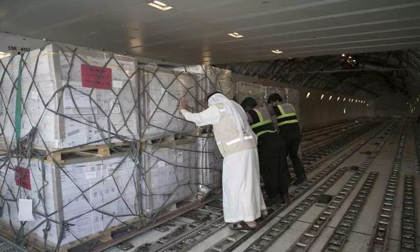 ഗ​സ്സ ആ​ശു​പ​ത്രി​ക​ൾ​ക്ക്​ സ​ഹാ​യ​മെ​ത്തി​ച്ച്​ യു.​എ.​ഇ