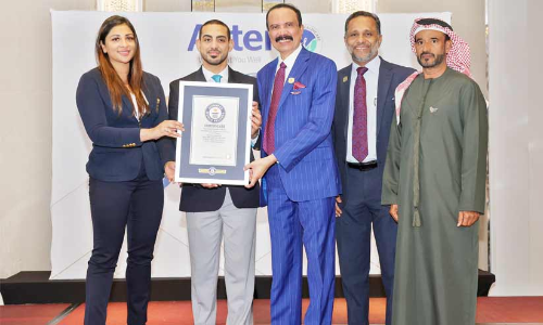 24 മണിക്കൂറില്‍ 12,714 പ്രമേഹ പരിശോധന; ഗിന്നസ് റെക്കോഡിട്ട്​ ആസ്റ്റർ