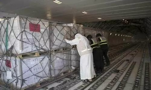 ഗ​സ്സ ആ​ശു​പ​ത്രി​ക​ൾ​ക്ക്​ സ​ഹാ​യ​മെ​ത്തി​ച്ച്​ യു.​എ.​ഇ