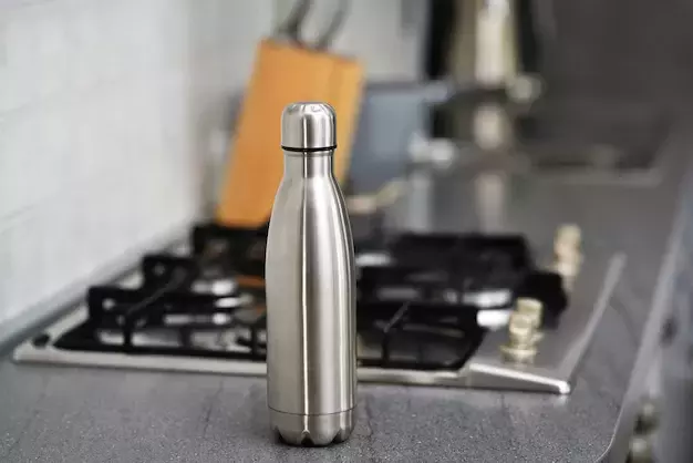 metal water bottle