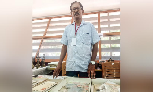 തൃശൂർ നഗരത്തിലുണ്ട്, സ്റ്റാമ്പ് ശേഖരണത്തിലെ ലോകതാരം