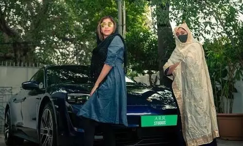 Musician AR Rahman’s daughters buy a brand new Porsche Taycan electric sports car