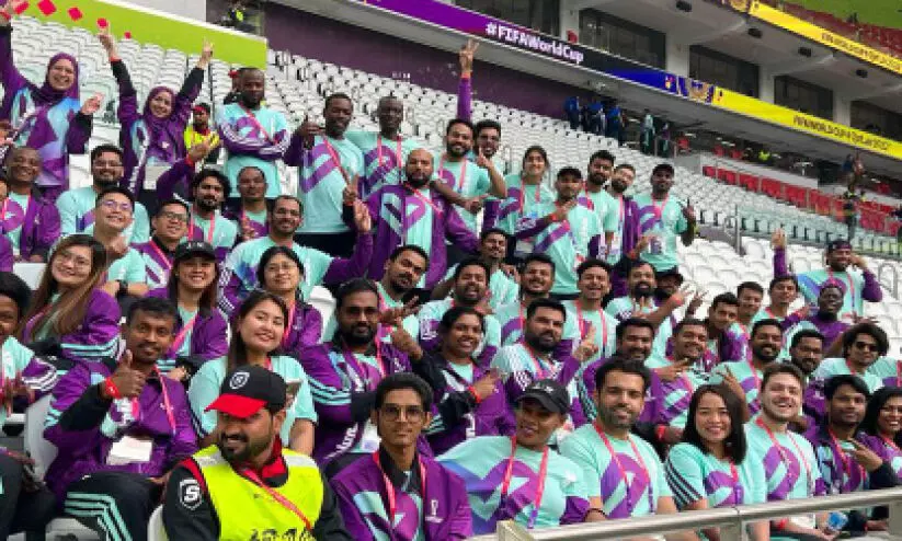 Volunteers in qatar world cup