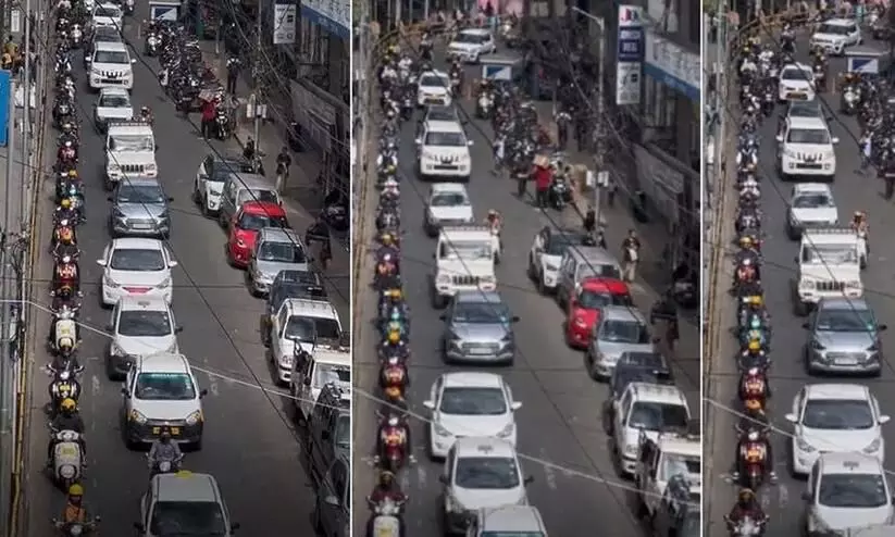 Viral video:this city impresses netizens for seamless traffic Viral video:this city impresses netizens for seamless traffic