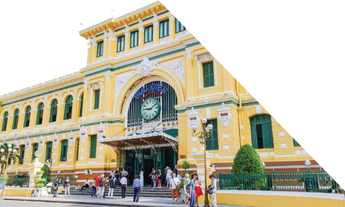 ഹോചിമിന്‍  സിറ്റിയിലെ പോസ്റ്റ് ഓഫിസ്