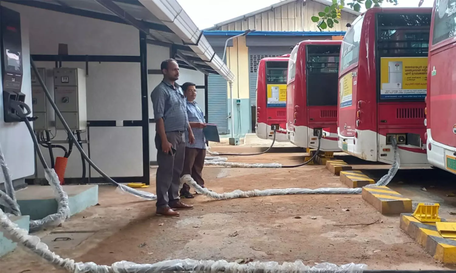 ഇലക്ട്രിക് ബസുകളുടെ ബാറ്ററി ചാർജ് ചെയ്യുന്നതിനായി കെ.എസ്.ആർ.ടി.സിക്ക് സ്ഥിരം സംവിധാനം