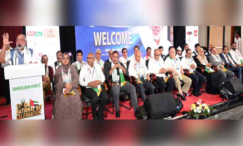 ഷാ​ർ​ജ കെ.​എം.​സി.​സി ദേ​ശീ​യ​ദി​നാ​ഘോ​ഷം