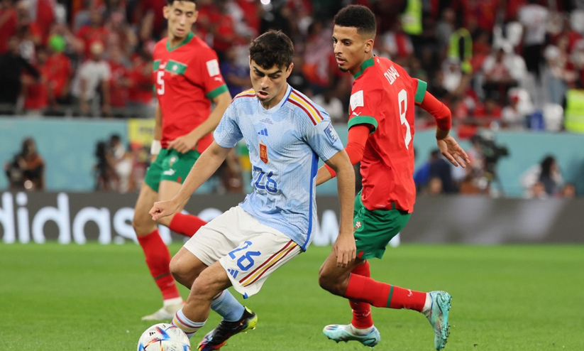 സ്പെയിനെ പിടിച്ചുകെട്ടി മൊറോക്കോ; മത്സരം എക്സ്ട്രാടൈമും കടന്ന് ഷൂട്ടൗട്ടിലേക്ക് സ്പെയിനെ പിടിച്ചുകെട്ടി മൊറോക്കോ; മത്സരം എക്സ്ട്രാടൈമും കടന്ന് ഷൂട്ടൗട്ടിലേക്ക്