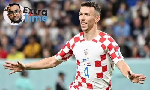 ക്രൊയേഷ്യയുടെ സമനില ഗോൾ  നേടിയ ഇവാൻ  പെരിസിച്