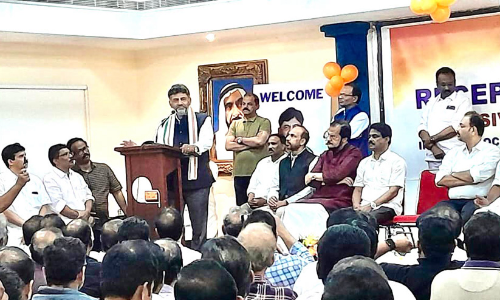 വ​ർ​ഗീ​യ​വാ​ദി​ക​ളി​ൽ​നി​ന്നും മോ​ച​നം നേ​ടി​കൊ​ടു​ക്കാ​ൻ കോ​ൺ​ഗ്ര​സി​ന്​ ശ​ക്തി​യു​ണ്ട്​ -ഡി.​കെ. ശി​വ​കു​മാ​ർ