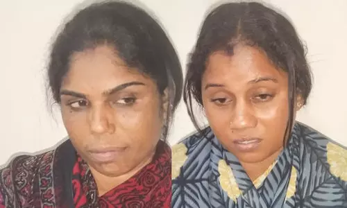 ബസ് യാത്രക്കിടെ മാല കവരാൻ ശ്രമിച്ച യുവതികളെ സഹയാത്രികർ പിടികൂടി