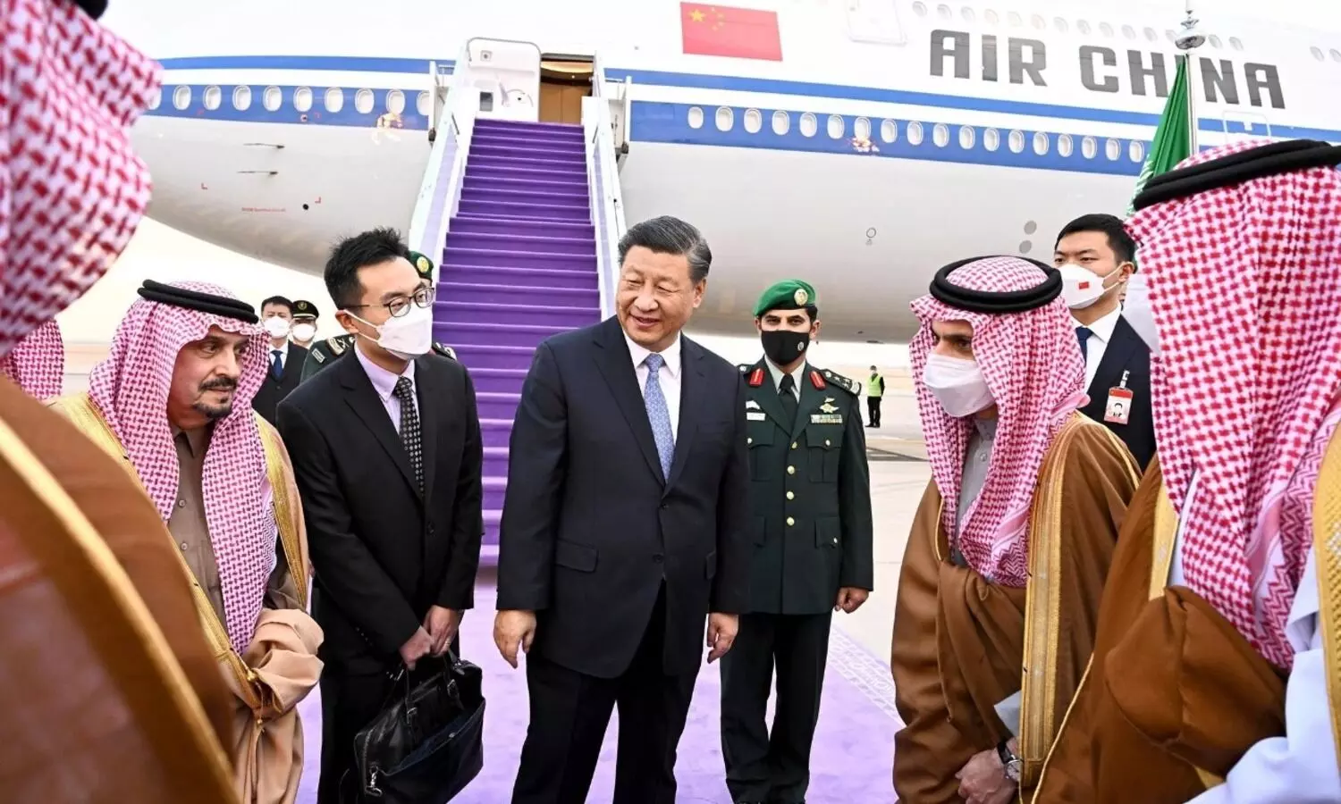 സൗദി സന്ദർശനത്തിന്​ തുടക്കം; ചൈനീസ്​ പ്രസിഡൻറ്​ ഷി ജിൻപിങ് റിയാദിലെത്തി