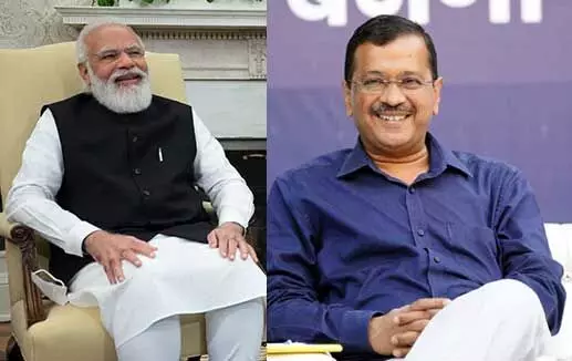 ഡൽഹി: 124 സീറ്റിൽ എ.എ.പി മുന്നേറുന്നു, ബി.ജെ.പി 112ൽ ഡൽഹി: 124 സീറ്റിൽ എ.എ.പി മുന്നേറുന്നു, ബി.ജെ.പി 112ൽ