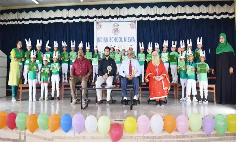 ഇ​ന്ത്യ​ൻ സ്കൂ​ൾ നി​സ്‍വ കെ.​ജി വി​ഭാ​ഗം സ്പോ​ർ​ട്സ് മീ​റ്റ്