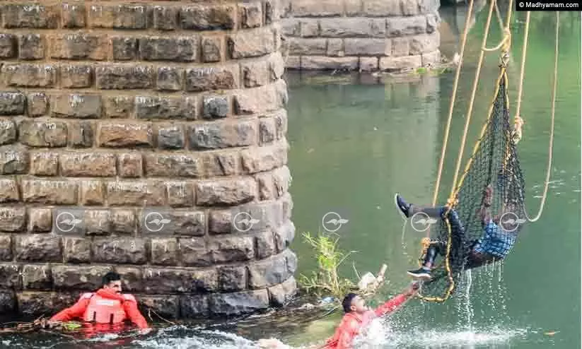 വിവാഹിതനെന്നറിഞ്ഞ് കാമുകി ബന്ധത്തിൽനിന്ന് പിന്മാറി; പുഴയിൽ ചാടി യുവാവിന്റെ ആത്മഹത്യ ശ്രമം വിവാഹിതനെന്നറിഞ്ഞ് കാമുകി ബന്ധത്തിൽനിന്ന് പിന്മാറി; പുഴയിൽ ചാടി യുവാവിന്റെ ആത്മഹത്യ ശ്രമം