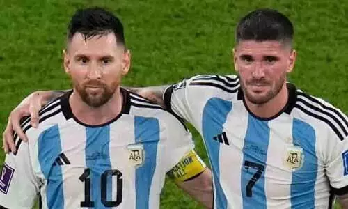 Lionel Messi and de paul