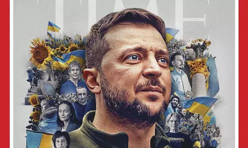 സെലൻസ്കി ടൈം മാസികയുടെ ഈ വർഷത്തെ വ്യക്തി സെലൻസ്കി ടൈം മാസികയുടെ ഈ വർഷത്തെ വ്യക്തി