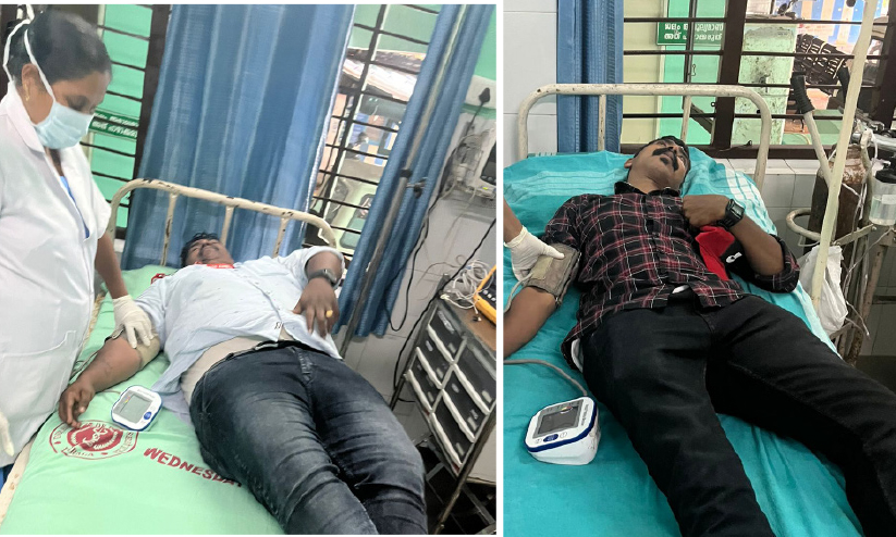 Attack on ambulance staff Attack on ambulance staff