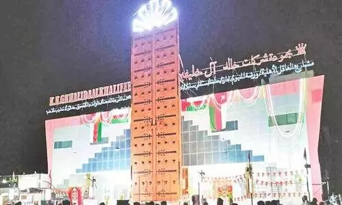 പാ​ഴ്​​വ​സ്​​തു​ക്ക​ളി​ൽ​നി​ന്നു​ണ്ടാ​ക്കി​യ 21 മീ​റ്റ​ർ വാ​തി​ൽ ഗി​ന്ന​സ്​ ബു​ക്കി​ൽ