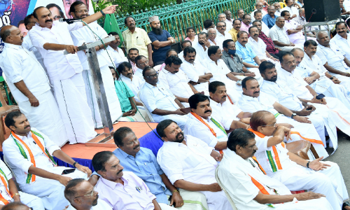 UDF Protest against backdoor appointment UDF Protest against backdoor appointment