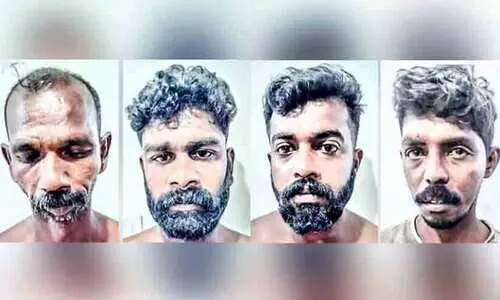 ഓട്ടുവിളക്ക് മോഷണം: നാലുപേർ പിടിയിൽ