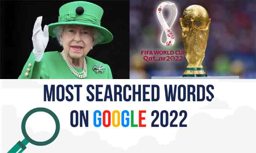 most searched word on google