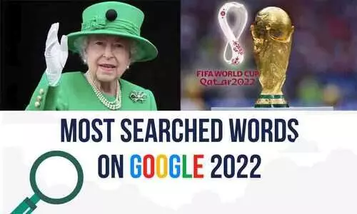 most searched word on google